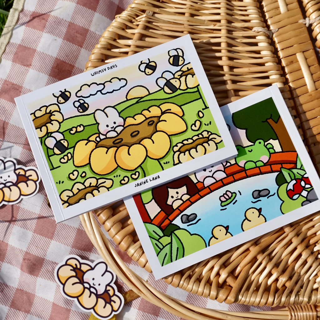 Whimsy Days Mini Coloring Book
