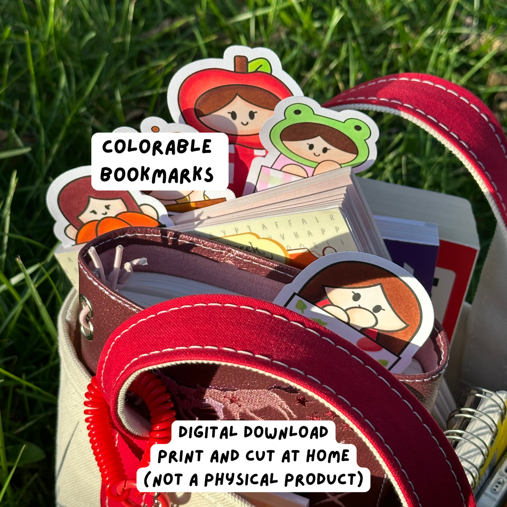 Colorable Bookmarks (Digital Download)