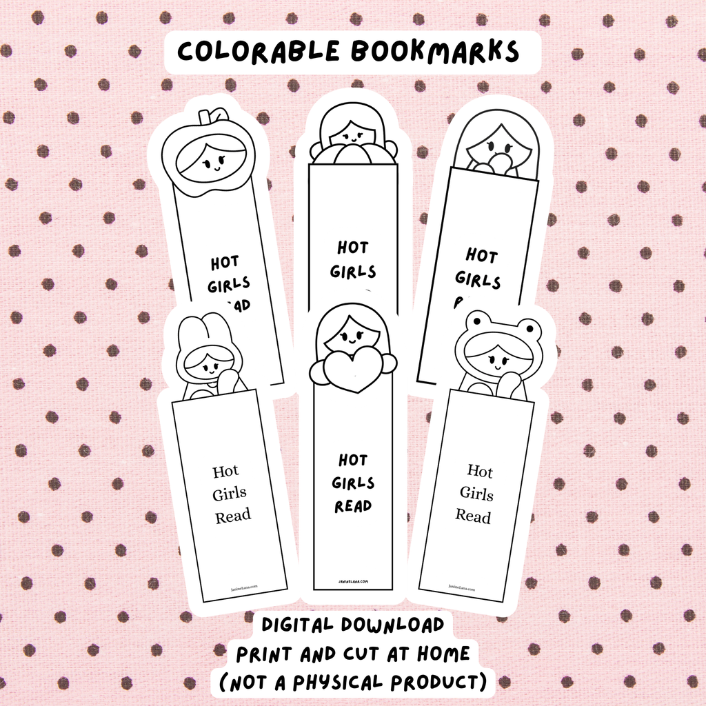 Colorable Bookmarks (Digital Download)