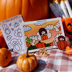 Whimsy Autumn Days Mini Coloring Book