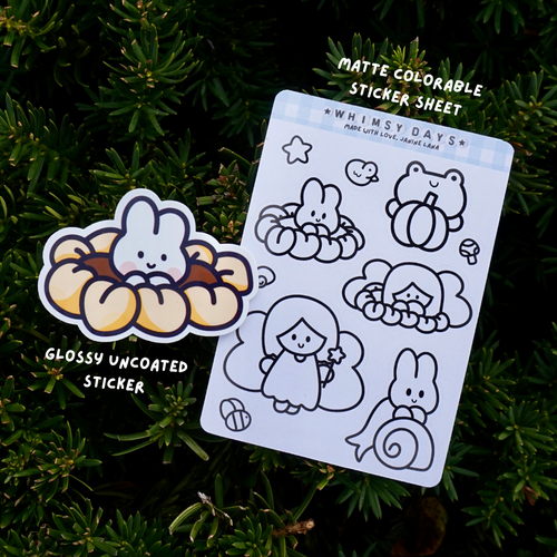 MISCUT Whimsy Days Mini Coloring Book (B GRADE)