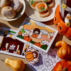 Whimsy Autumn Days Mini Coloring Book