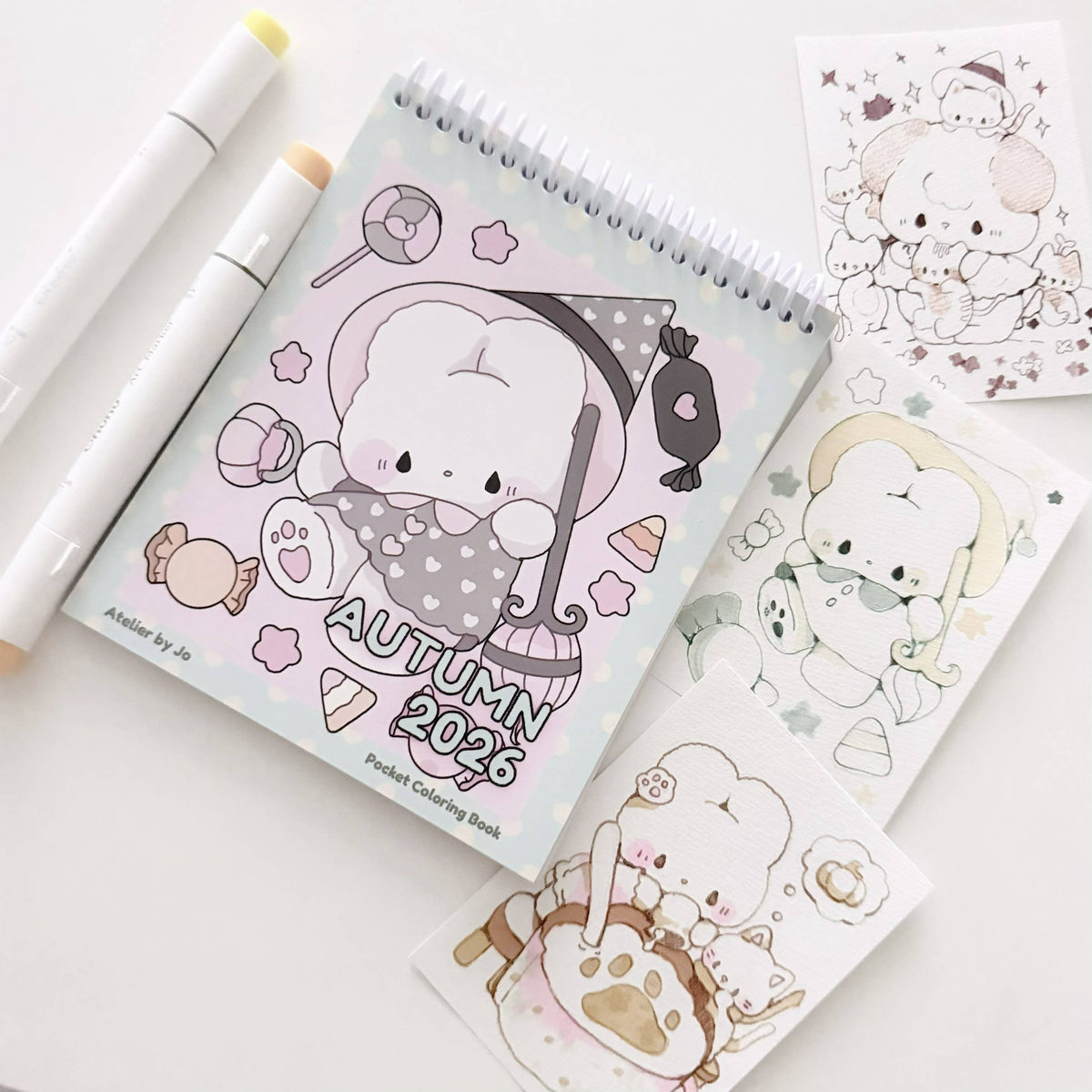Atelier by Jo Autumn 2026 Pocket Coloring Book